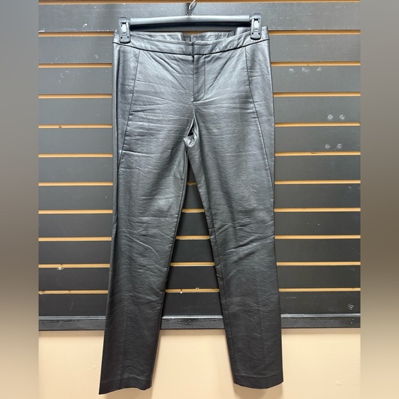 Black faux Leather Pants size 2 - Picture 1 of 3
